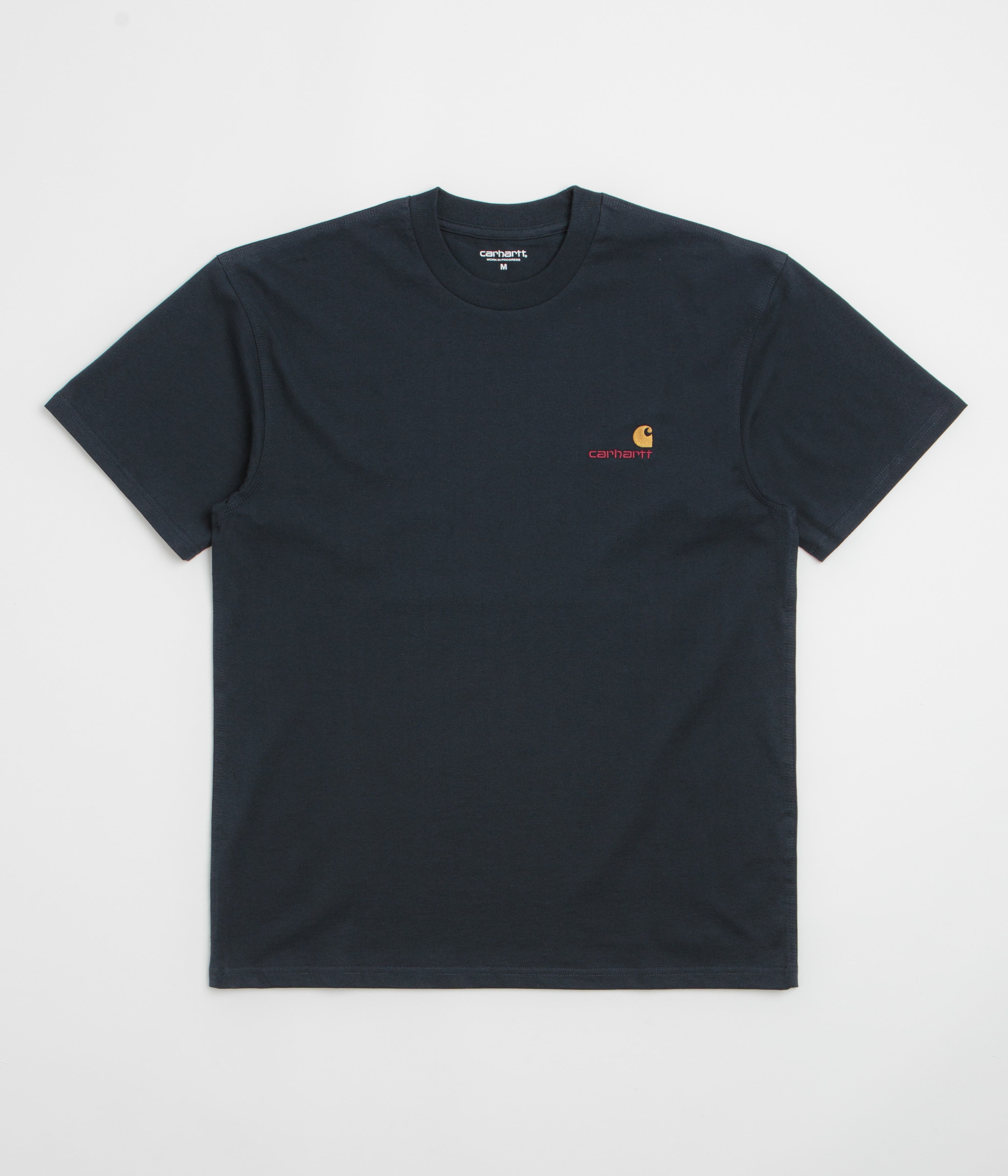 Carhartt American Script T-Shirt in Deep Night