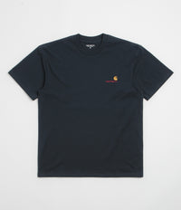 Carhartt American Script T-Shirt in Deep Night