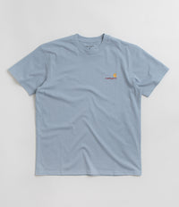 Carhartt American Script T-Shirt in Frosted Blue