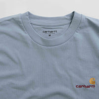 Carhartt American Script T-Shirt in Frosted Blue thumbnail