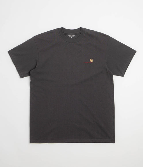 Carhartt American Script T-Shirt - Graphite