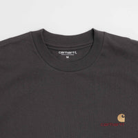 Carhartt American Script T-Shirt - Graphite thumbnail