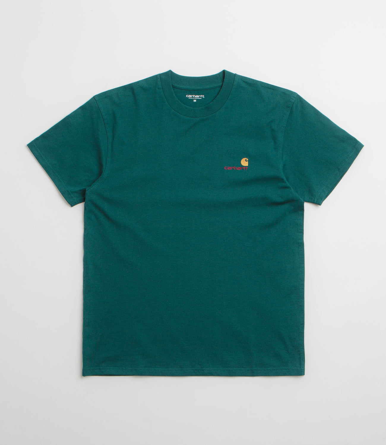 ★ドイツ発*carhartt WIP*新作*Label Script Tシャツ/MALACHITE Carhartt WIP S/S Label Script T-Shirt, Malachite | Official