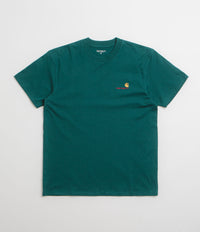 Carhartt American Script T-Shirt in Malachite