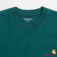 Carhartt American Script T-Shirt in Malachite thumbnail