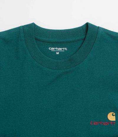 Carhartt American Script T-Shirt in Malachite