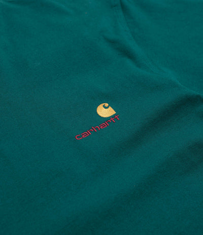 Carhartt American Script T-Shirt in Malachite