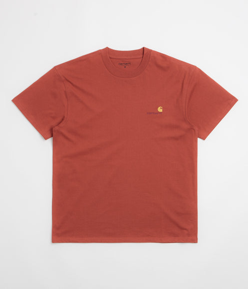 Carhartt American Script T-Shirt - Oxide Red