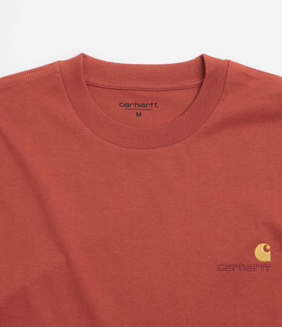 Carhartt American Script T-Shirt - Oxide Red