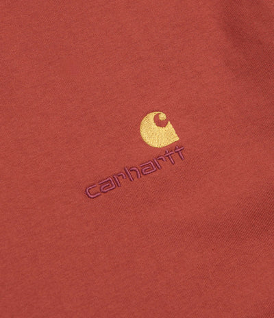 Carhartt American Script T-Shirt - Oxide Red
