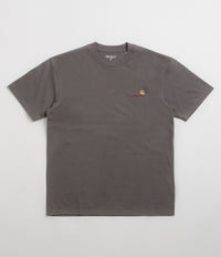 Carhartt American Script T-Shirt in Porphyry