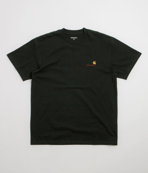 Carhartt American Script T-Shirt - Raven