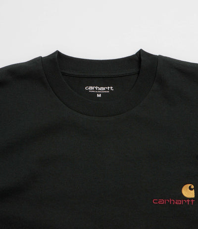 Carhartt American Script T-Shirt in Raven