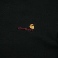 Carhartt American Script T-Shirt in Raven thumbnail