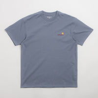 Carhartt American Script T-Shirt - Shady Blue thumbnail
