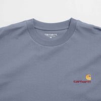 Carhartt American Script T-Shirt - Shady Blue thumbnail