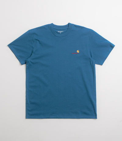 Carhartt American Script T-Shirt in Sodalite