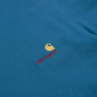 Carhartt American Script T-Shirt in Sodalite thumbnail