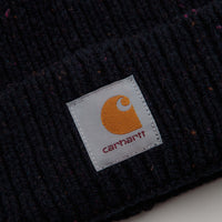 Carhartt Anglistic Beanie - Speckled Dark Navy thumbnail