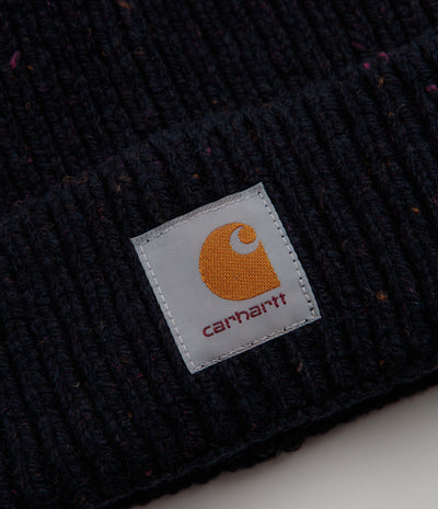 Carhartt Anglistic Beanie - Speckled Dark Navy