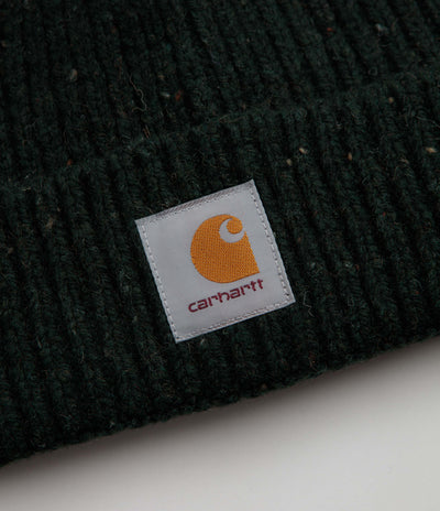 Carhartt Anglistic Beanie - Speckled Dark Scarab