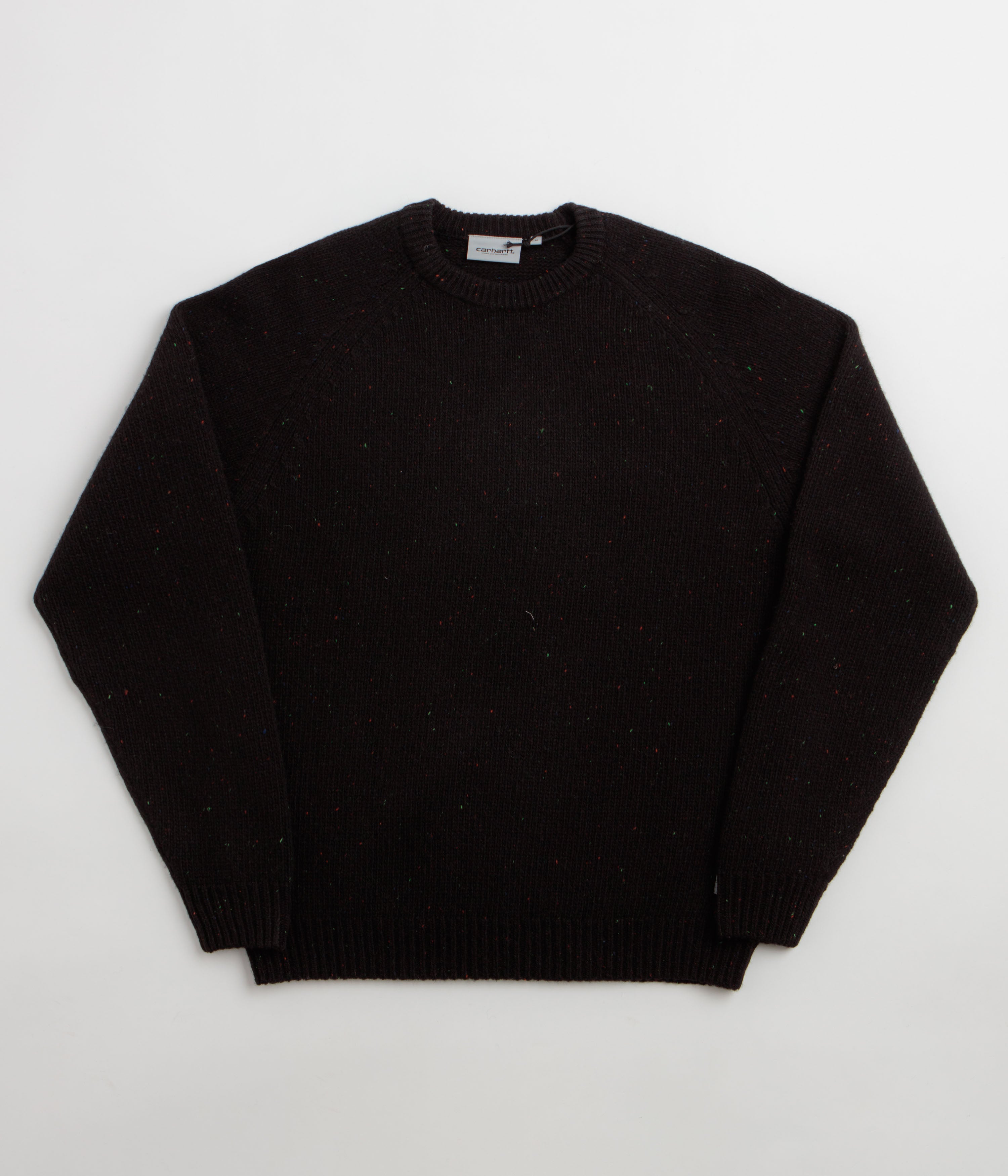 Carhartt Anglistic Knit Crewneck Sweatshirt - Speckled Black