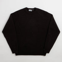 Carhartt Anglistic Knit Crewneck Sweatshirt - Speckled Black thumbnail