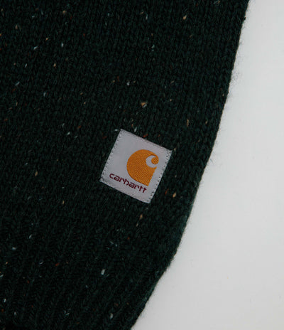 Carhartt Anglistic Knit Crewneck Sweatshirt - Speckled Dark Scarab