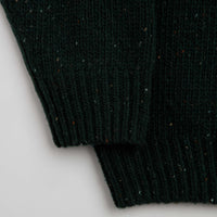 Carhartt Anglistic Knit Crewneck Sweatshirt - Speckled Dark Scarab thumbnail