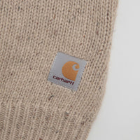 Carhartt Anglistic Knit Crewneck Sweatshirt - Speckled Fleur de Sel thumbnail