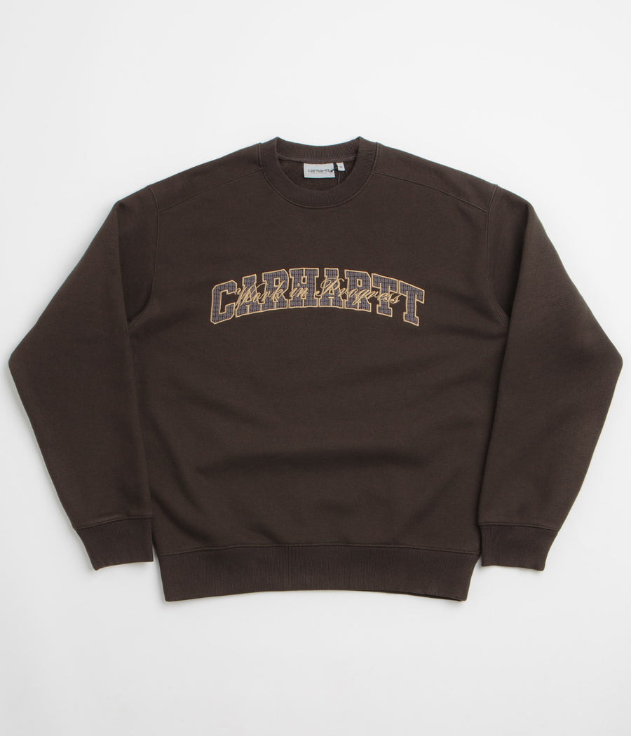 Carhartt Big School Crewneck Sweatshirt - Tobacco
