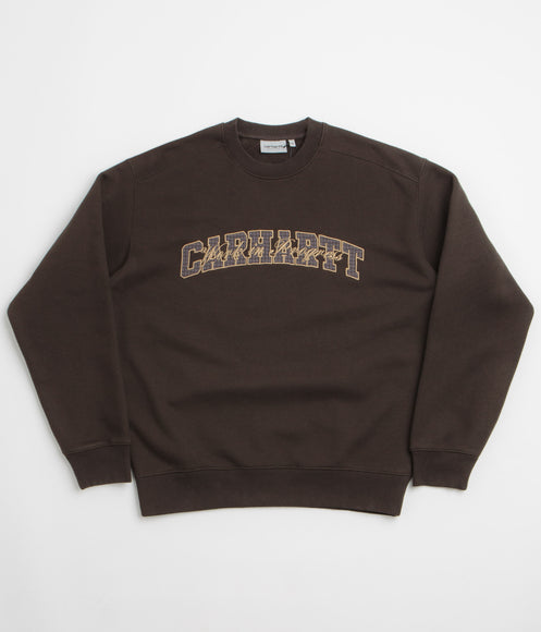 Carhartt Big School Crewneck Sweatshirt - Tobacco