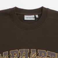 Carhartt Big School Crewneck Sweatshirt - Tobacco thumbnail