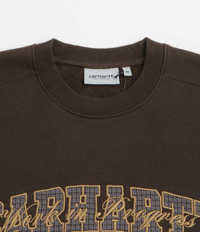 Carhartt Big School Crewneck Sweatshirt - Tobacco