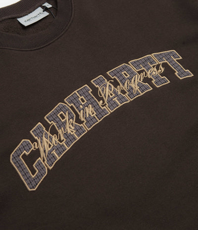 Carhartt Big School Crewneck Sweatshirt - Tobacco