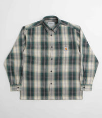 Carhartt Blanton Shirt in Blanton Check and Malachite