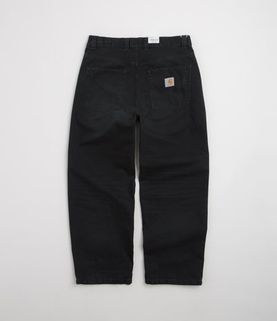 Carhartt Brandon Canvas Pants - Black Grind Wash