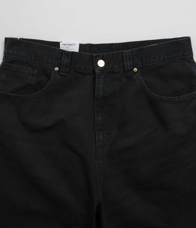 Carhartt Brandon Canvas Pants - Black Grind Wash