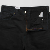 Carhartt Brandon Canvas Pants - Black Grind Wash thumbnail