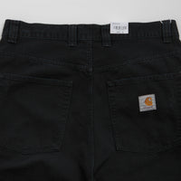 Carhartt Brandon Canvas Pants - Black Grind Wash thumbnail