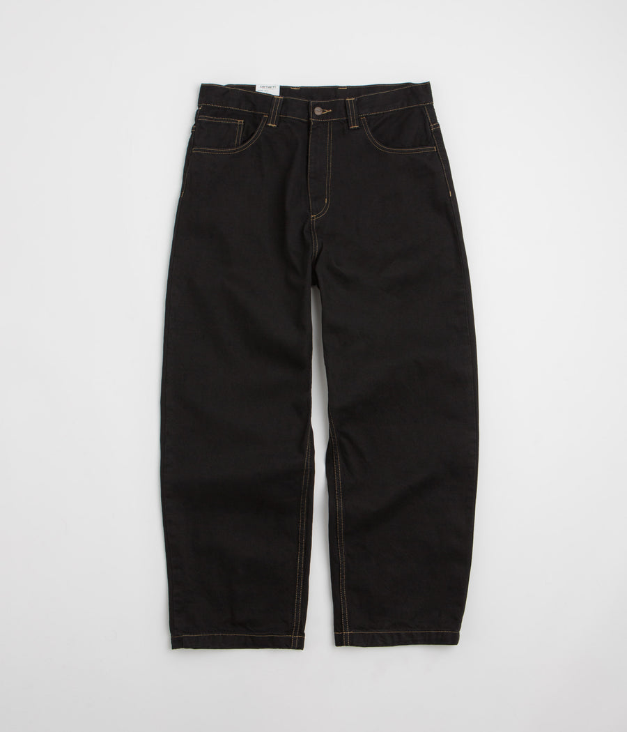 Carhartt Brandon Pants in Black Rinsed