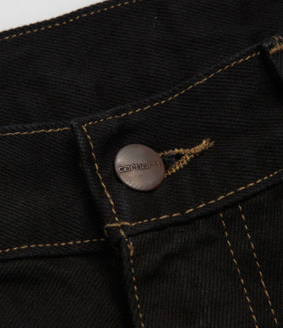 Carhartt Brandon Pants in Black Rinsed