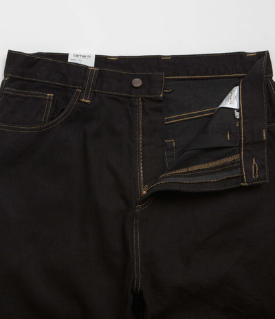 Carhartt Brandon Pants in Black Rinsed