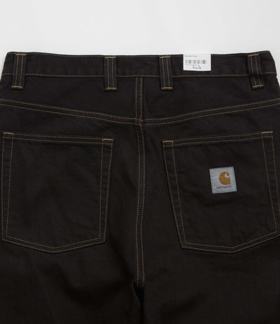 Carhartt Brandon Pants in Black Rinsed