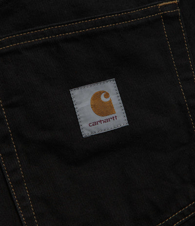 Carhartt Brandon Pants in Black Rinsed