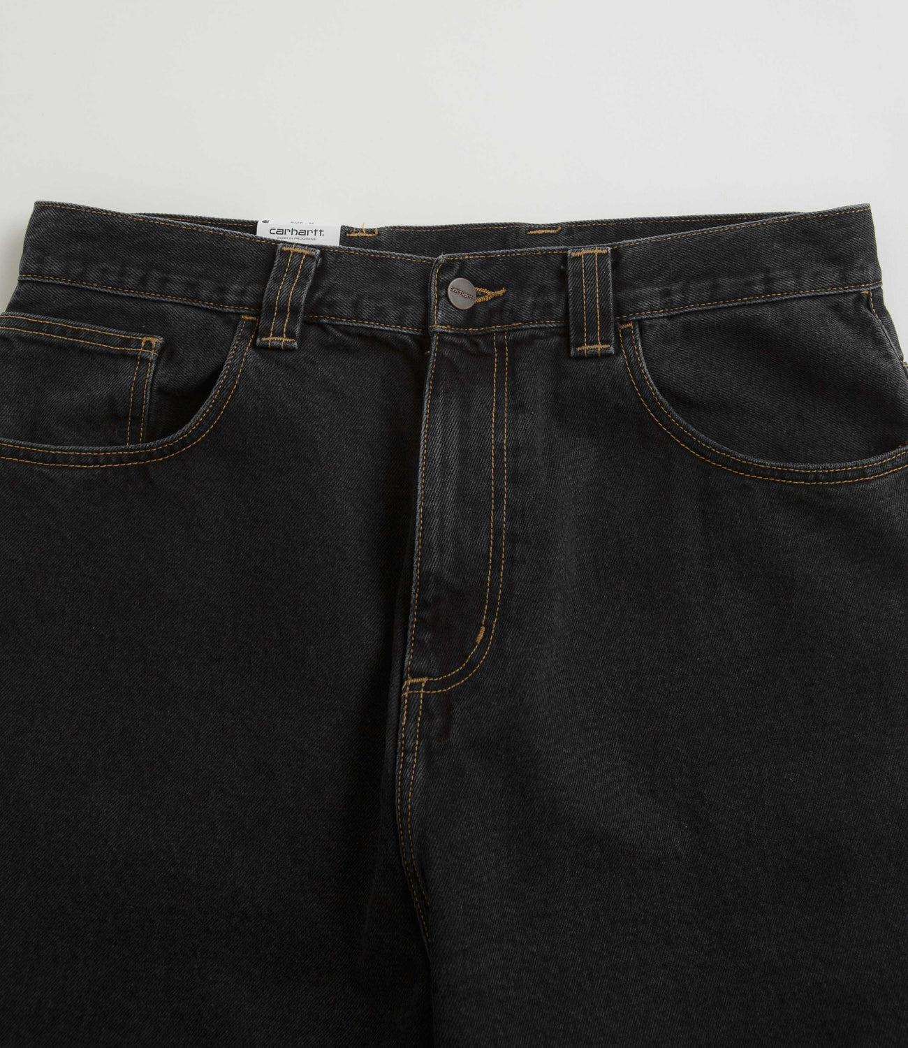 Carhartt Brandon Denim Pants - Black Stone Wash | Flatspot
