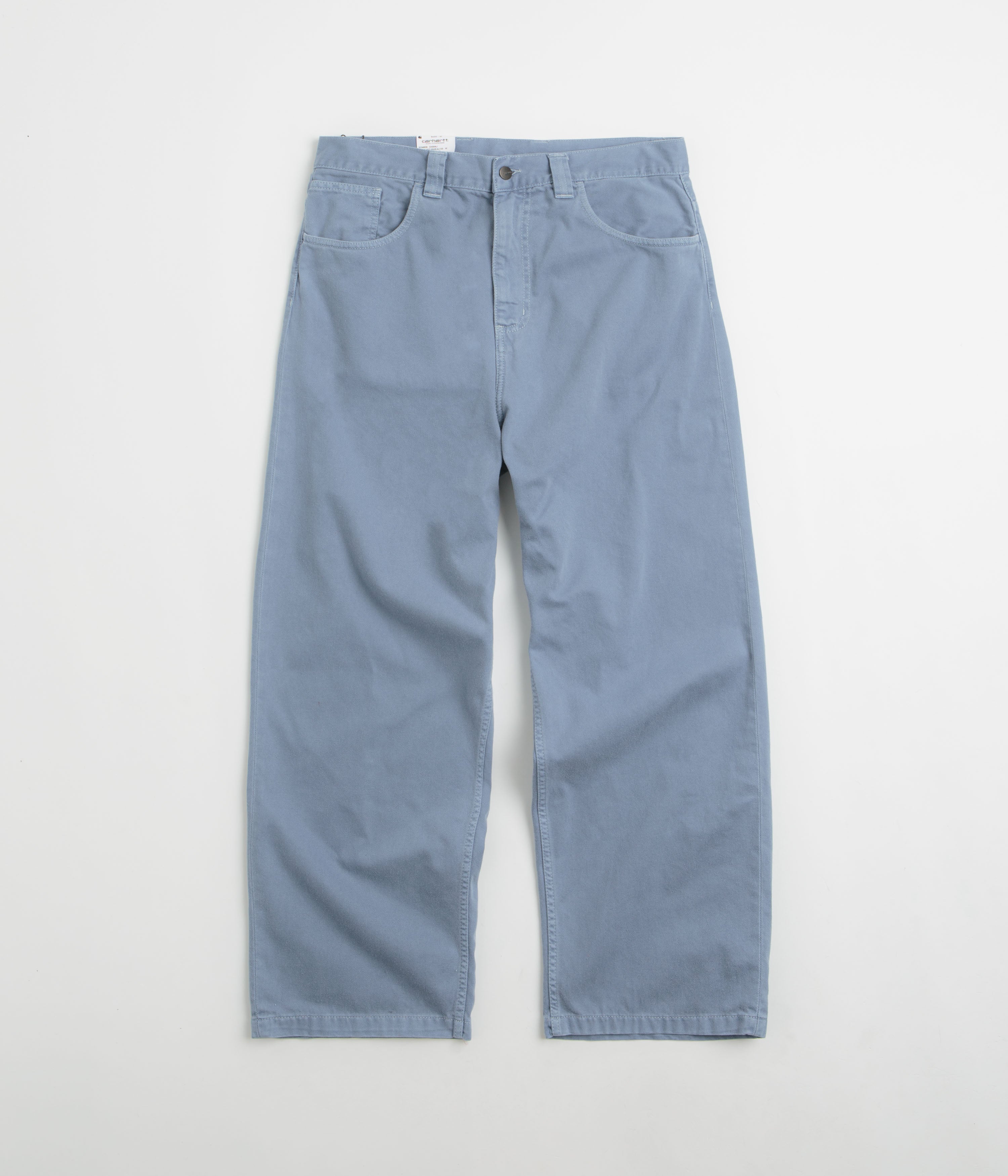 Carhartt Brandon Pants - Blue Rinsed / Blue | Flatspot
