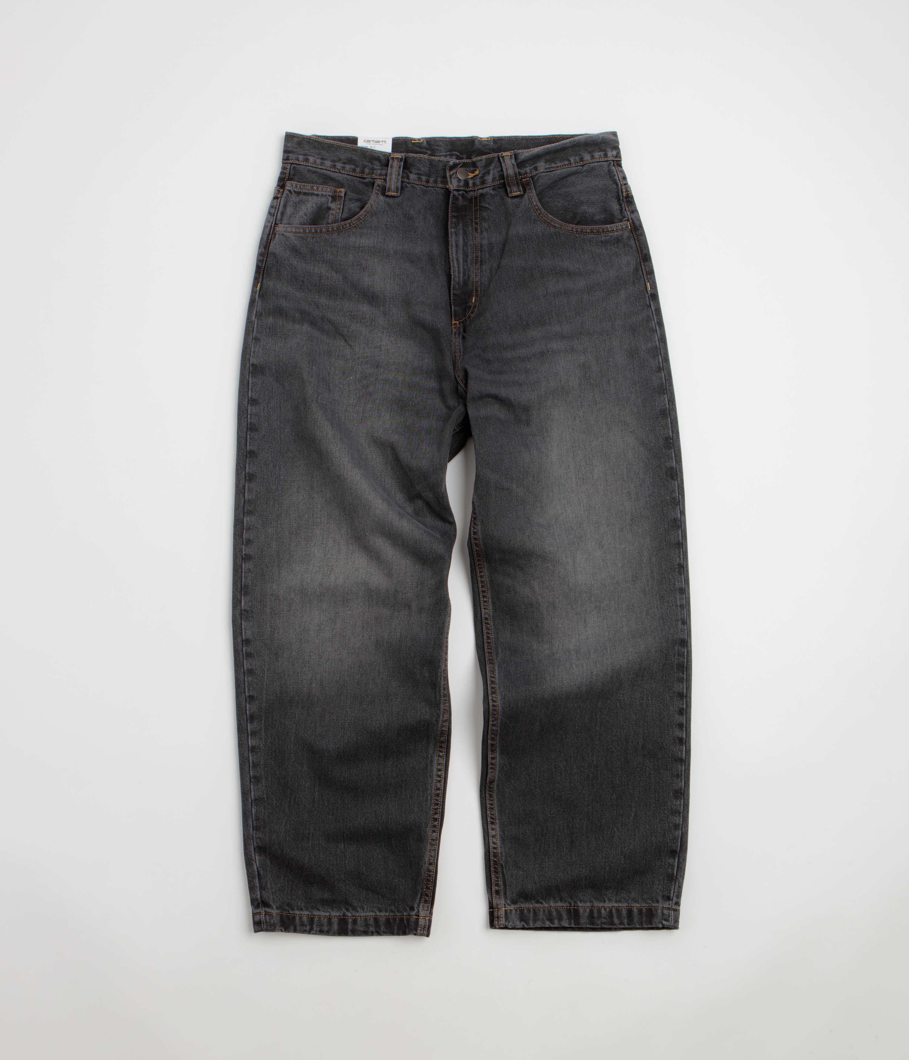 Carhartt Brandon Pants - Black Marble Used Wash
