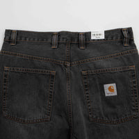 Carhartt Brandon Pants - Black Marble Used Wash thumbnail
