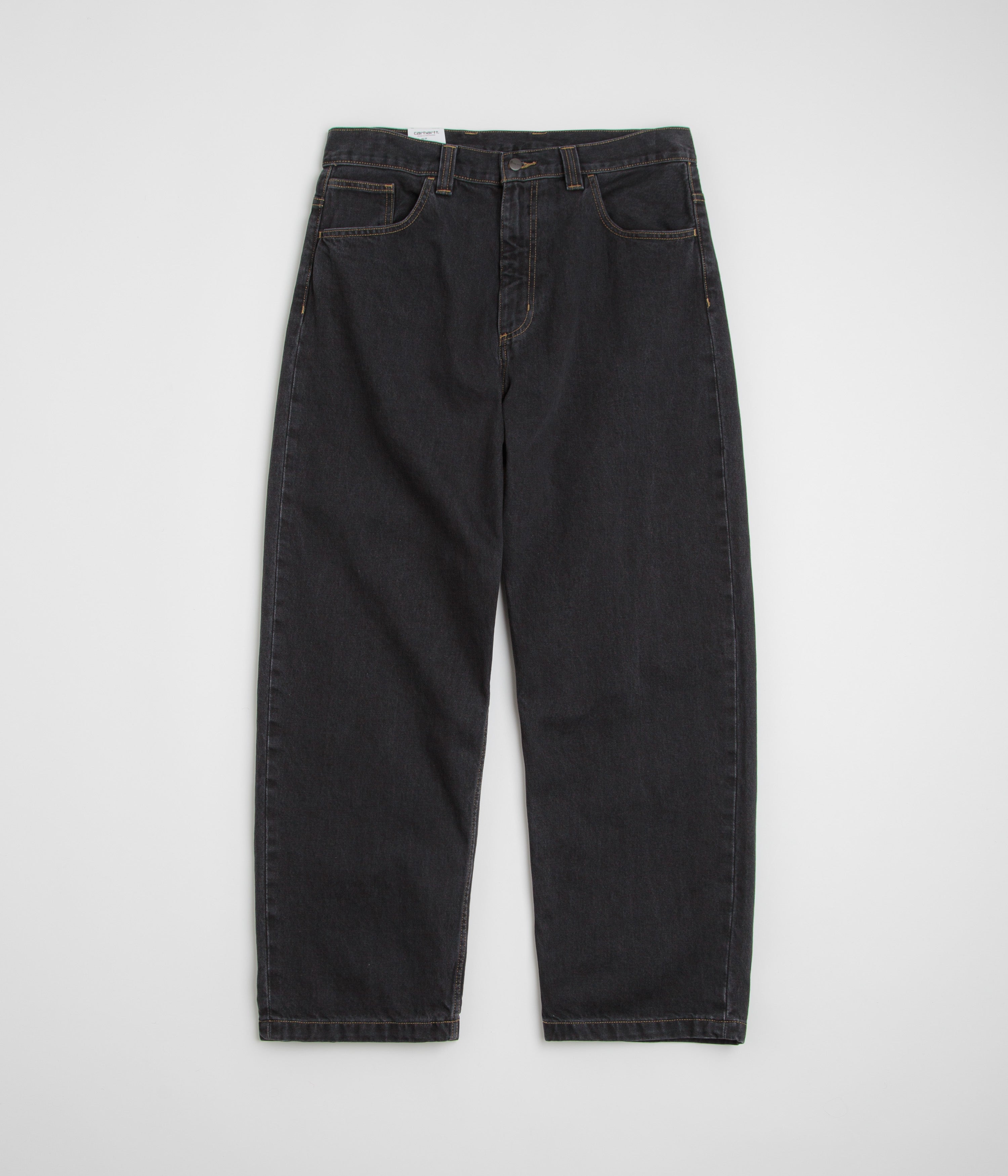 Cash Only Logo Baggy Jeans - Washed Black / Black | Flatspot